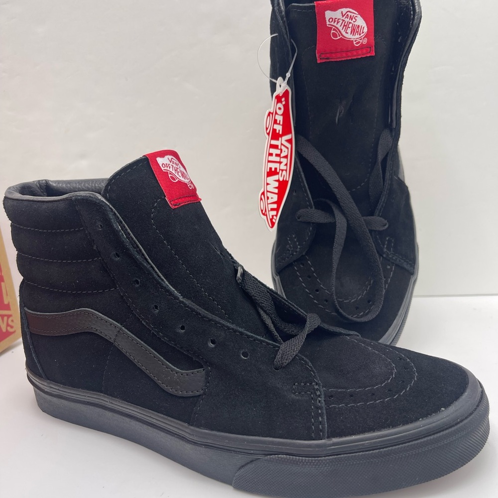 Vans Sk8-Hi 'Black Suede'
 Men's Black High-Top Sneakers - Picture 13 of 16